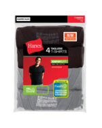 Hanes Men's ComfortSoft Dyed Crewneck Undershirt 4 Pack