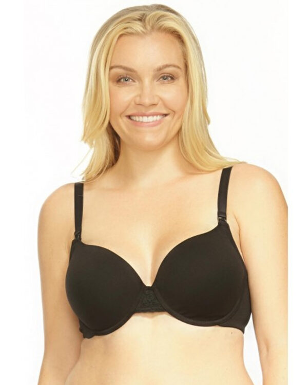 Heather Lace Back Moulded Cup Nursing T-Shirt Bra