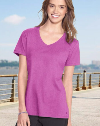 Champion Authentic Women's Jersey V-Neck Tee