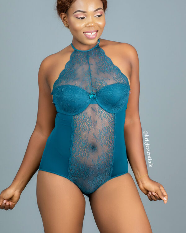 Lace Halter Bodysuit