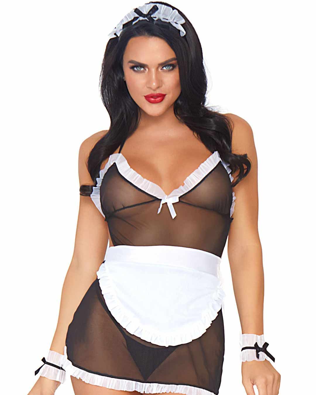 4 Piece Seductive French Maid 4 Piece Seductive French Maid