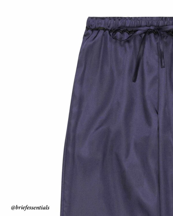 Emmy Satin and Lace Trim Luxury PJ Set