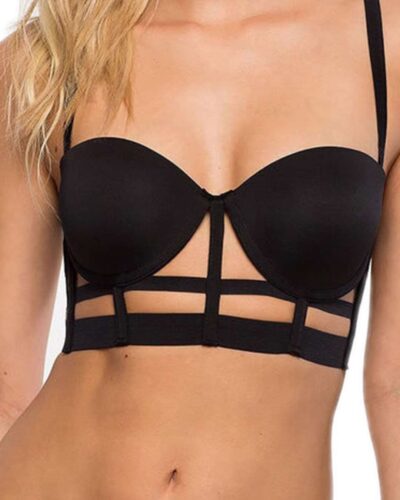 Caged Longline Bra