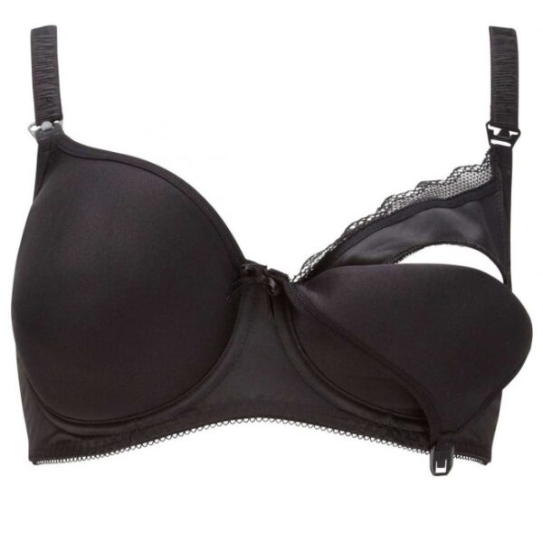 Freya Pure Underwire Moulded Nursing Bra Black