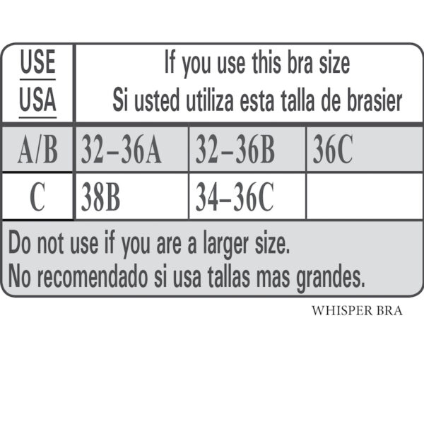 Braza Whisper Adhesive Bra