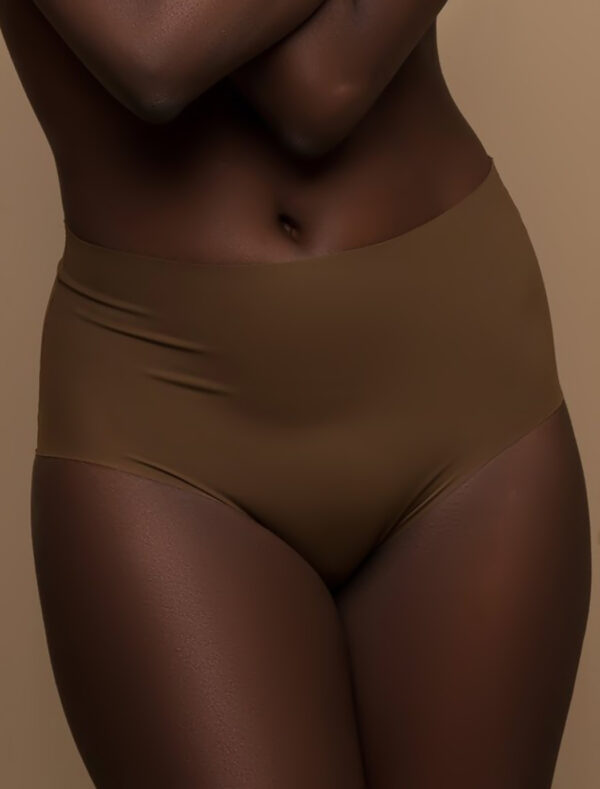 Nubian Skin High-Waist Brief - Berry