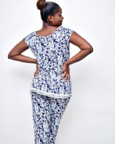 Purple Floral Tuck Me In Capri Set