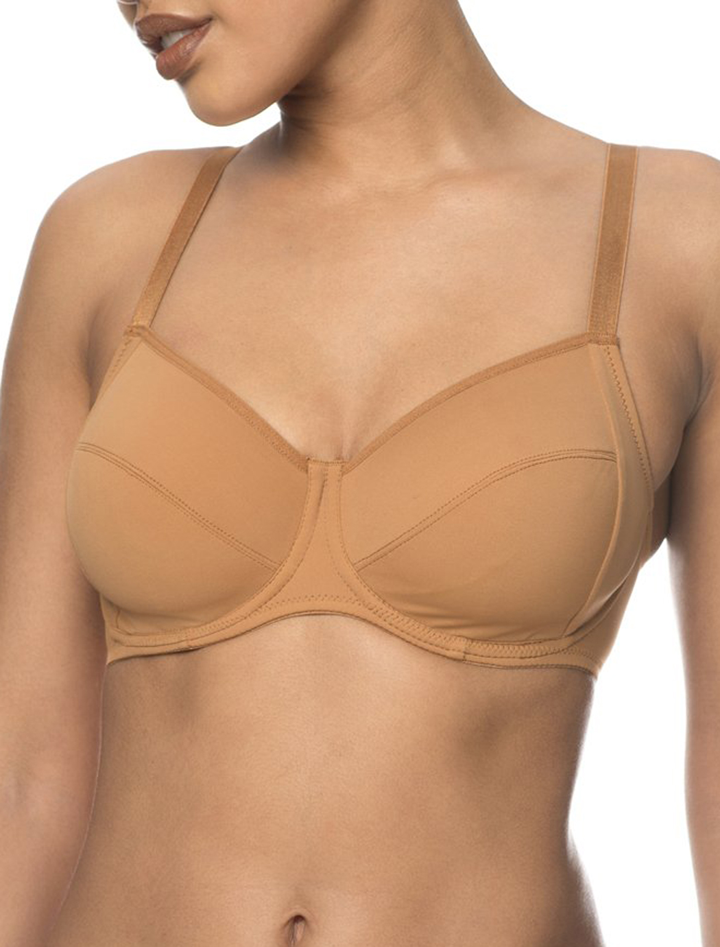 Nubian Skin Naked Fuller-Bust Bra (Cafe au Lait)