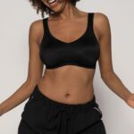 DORINA Flex Moulded Sports Bra, Black