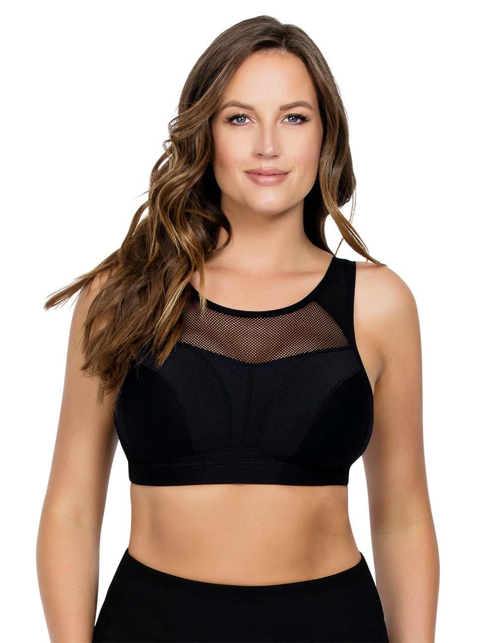 Breeze Parfait Active Wireless Sports Bra, Black Breeze Parfait Active Wireless Sports Bra, Black