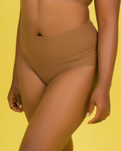 Nubian Skin High-Waist Brief - Cinnamon