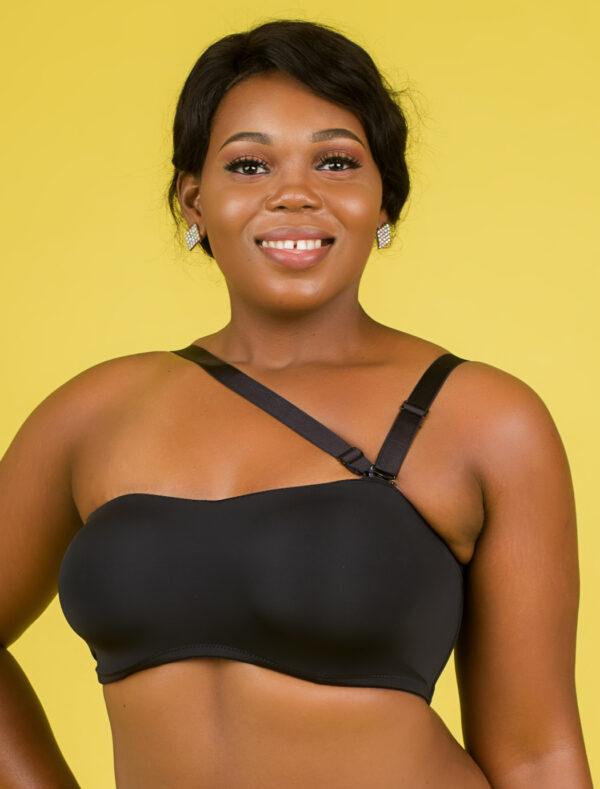 DORINA Mandy Balcony Multi Way Non Padded Strapless Bra, Black