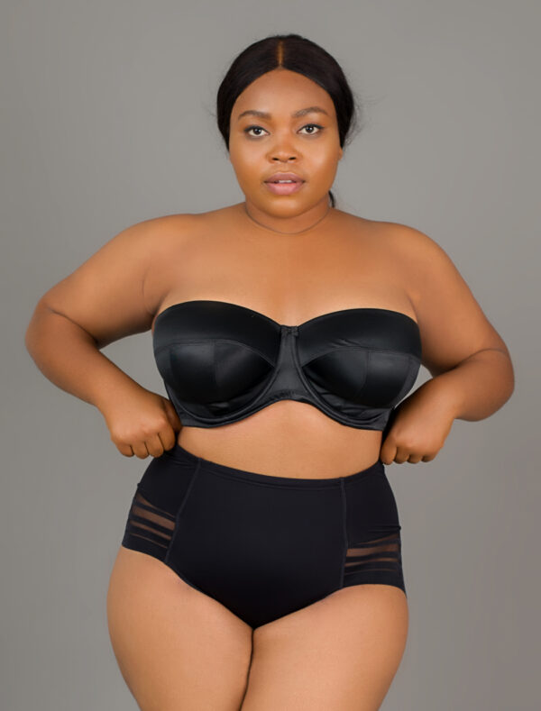 Sculptress By Panache Dana Balconnet Strapless Bra, Black