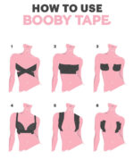 Booby Tape Nude, One Size