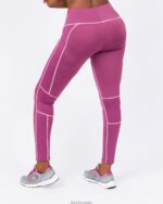 MaidenForm Sport Active Tights, Wine