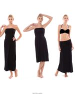 Malibu Solid 3 Way Dress, Black
