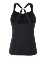 Panache Sports Vest with Inbuilt Sports Bra, Black