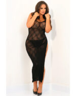 Take the Heat Plus Size Lace Gown Set