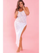 Take the Heat Plus Size Lace Gown Set