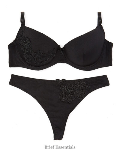 The Flavia Padded Bra & Thong Set