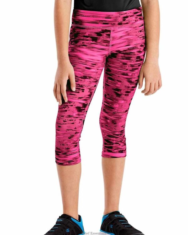 Hanes Sport™ Girls' Performance Pink Capri