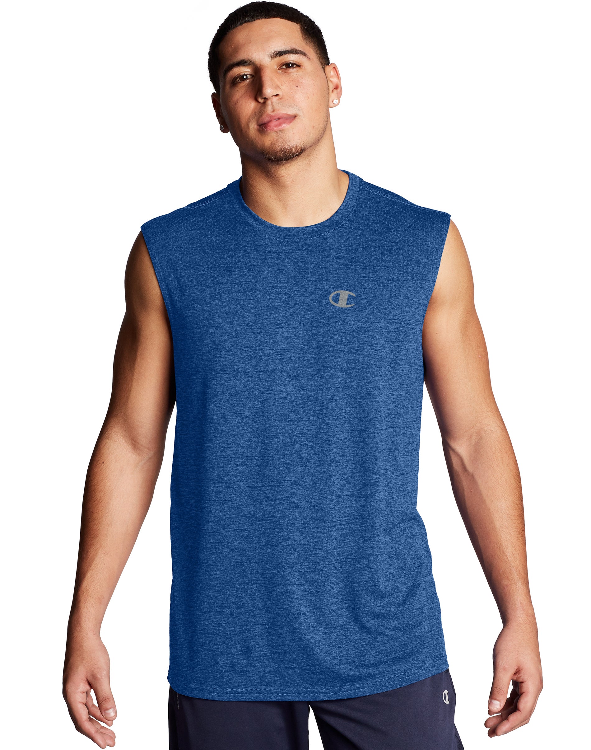 champion men's double dry mesh texture tee