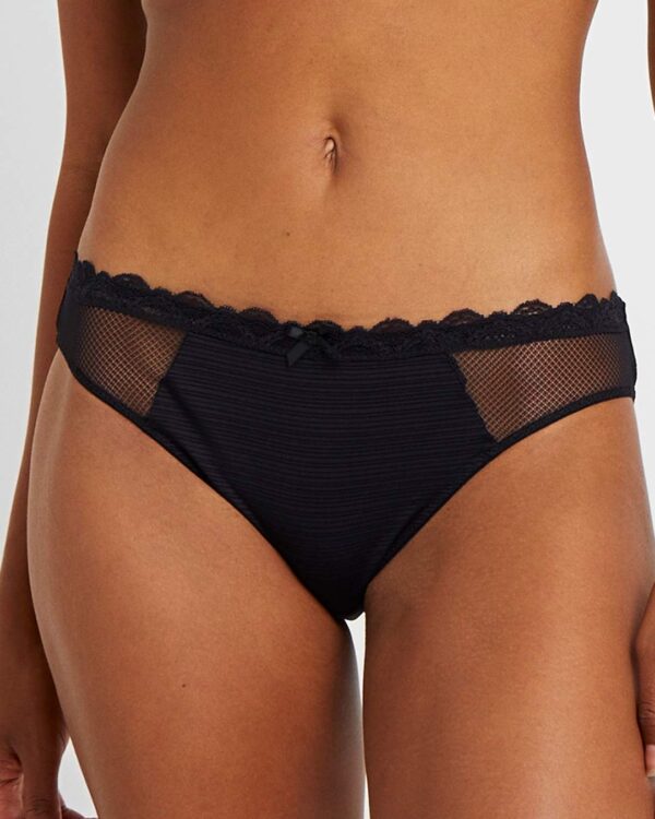 DORINA Paula 2 Pack Briefs, Black/Dark Green