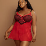 Parfait Lulu Babydoll & G-String, Scarlet
