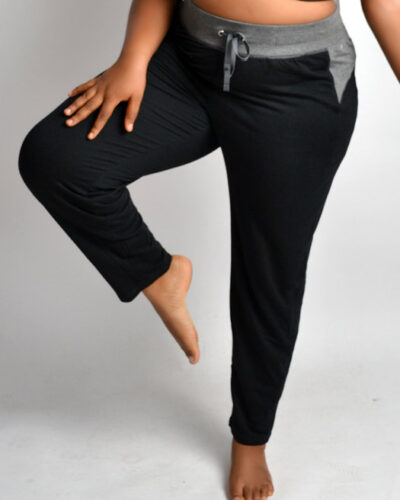 JMS Active French Terry Contrast Pants