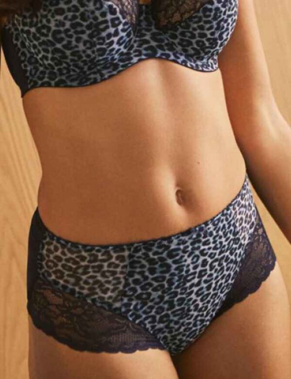 Panache Jasmine Deep Brief, Animal Navy