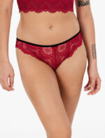 DORINA Mia Brazilian Lace Panties (2 Pack), Red/Black