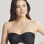 Panache Evie Balconnet Strapless Bra, Black