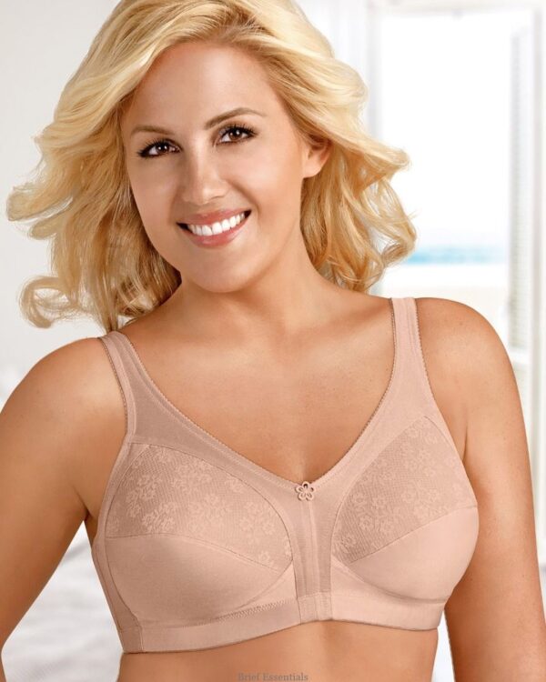 Exquisite Form Side Shaping Wirefree Bra,  Nude