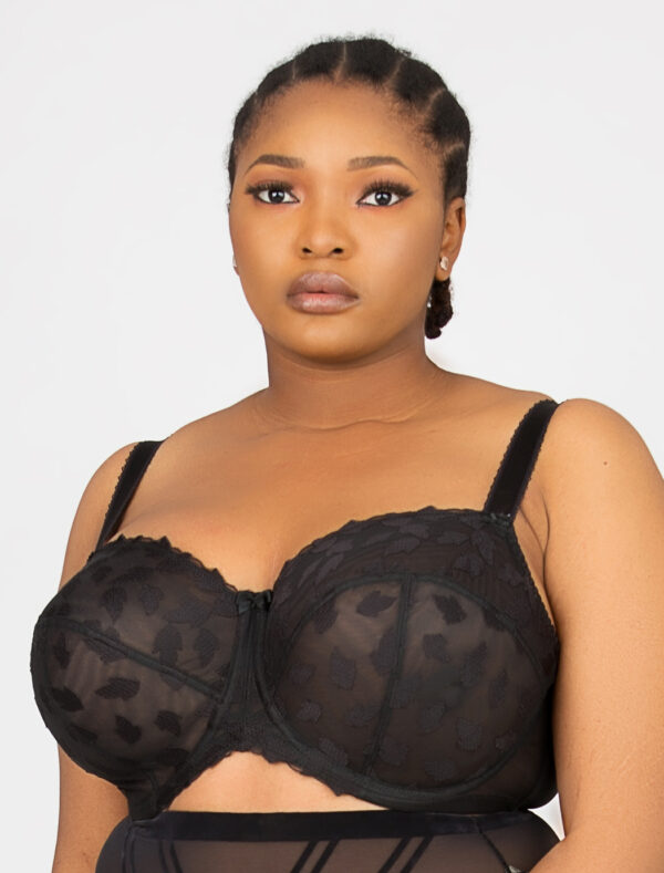 Panache Corrine Underwire Balconnet Bra, Black