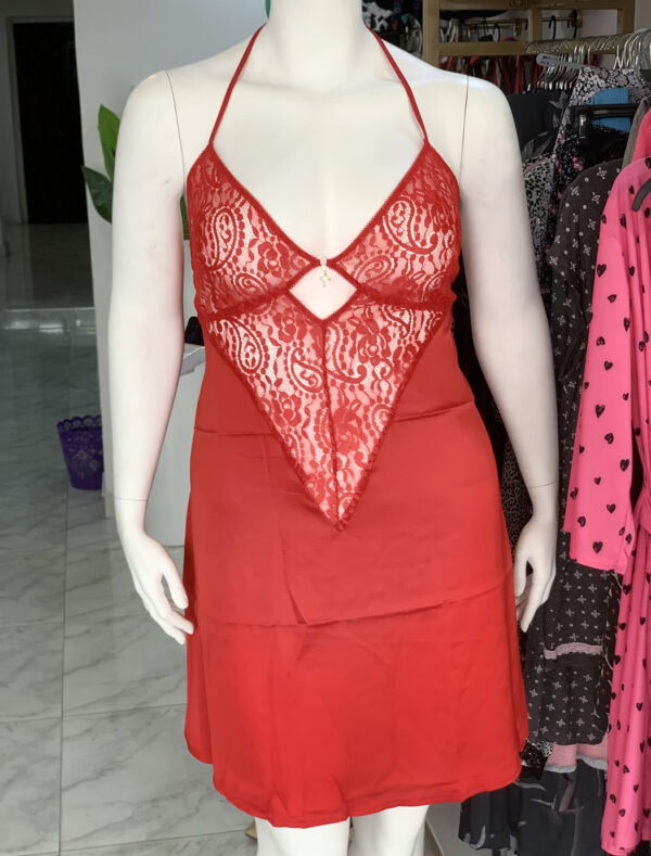 BE Curvy Girl Adore Babydoll, Red