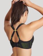 Panache Sport Full-Busted Underwire Sports Bra, Black/Lime