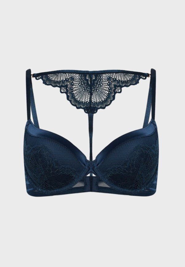 DORINA Jenner Lace T-Back Demi Bra, Ink