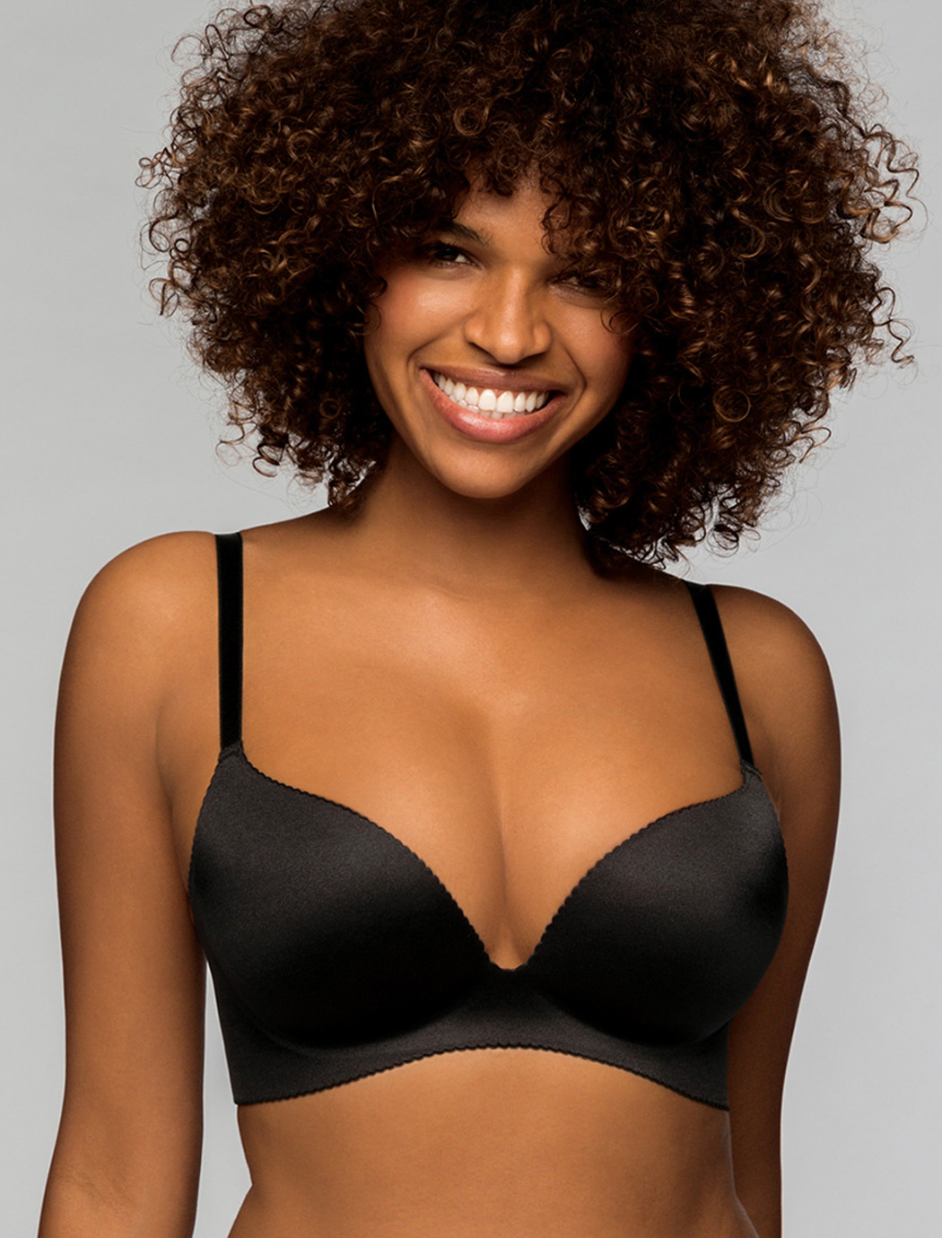 DORINA Jane Arielle 3/4 Cup Push Up Bra, Black