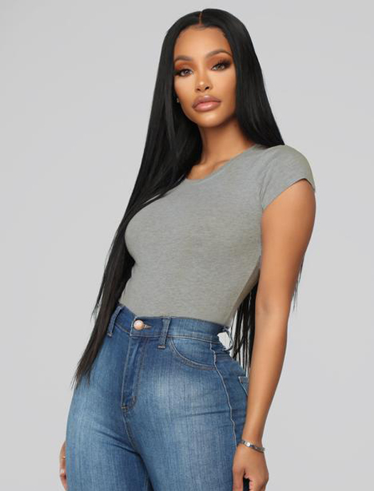 Women's Cotton Crew Neck T Shirt, Heather Women's Cotton Crew Neck T Shirt, Heather