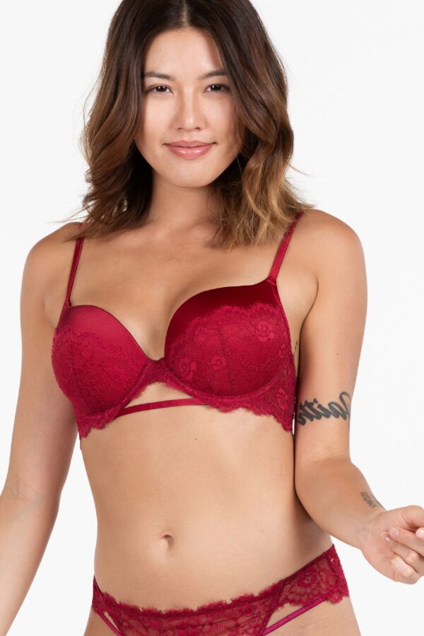 DORINA Diaz Super Push Up Demi Bra,  (Adds 2 Cup Sizes)