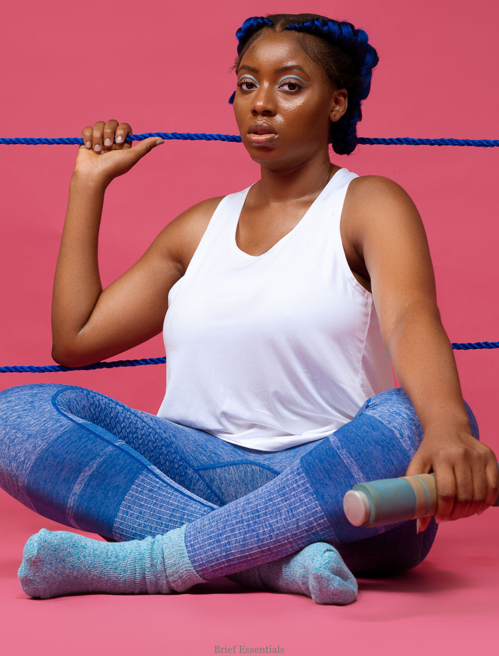 BE Active Transform Slit Back Tank, White BE Active Transform Slit Back Tank, White