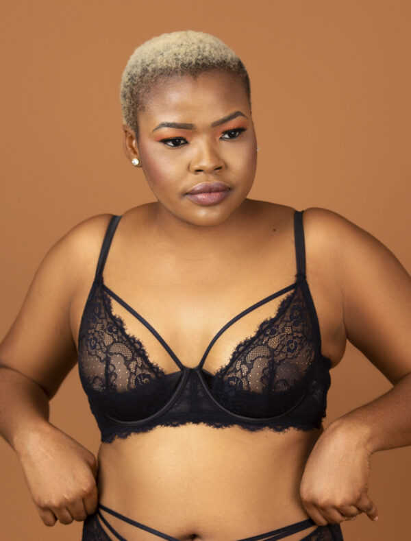 DORINA Diaz Unlined Harness Bra, Black