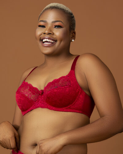 DORINA Philippa Full Cup Non Padded Bra, Red