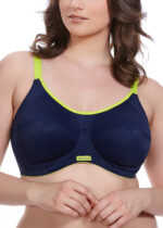 Elomi Energise Underwire Sports Bra, Navy