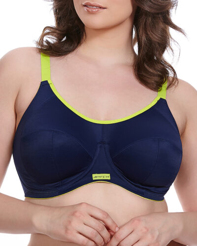 Elomi Energise Underwire Sports Bra, Navy