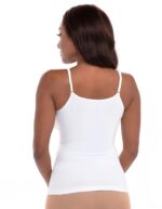Ribbed Seamless 2 Pack Shaper Camisole, Black/White