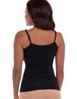 Ribbed Seamless 2 Pack Shaper Camisole, Black/White