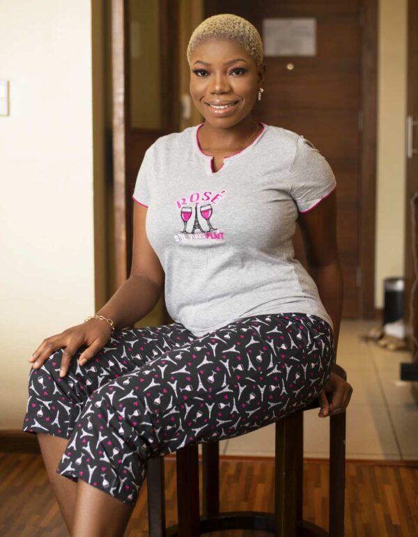 Fun Conversational Capris PJ Sleep Set