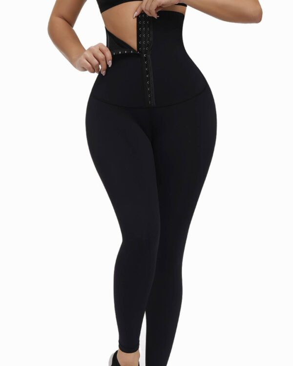 High Waist Trainer Leggings Double Compression