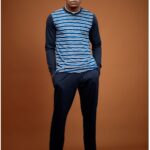 Mens Thermal Comfort - Long PJ Set Navy